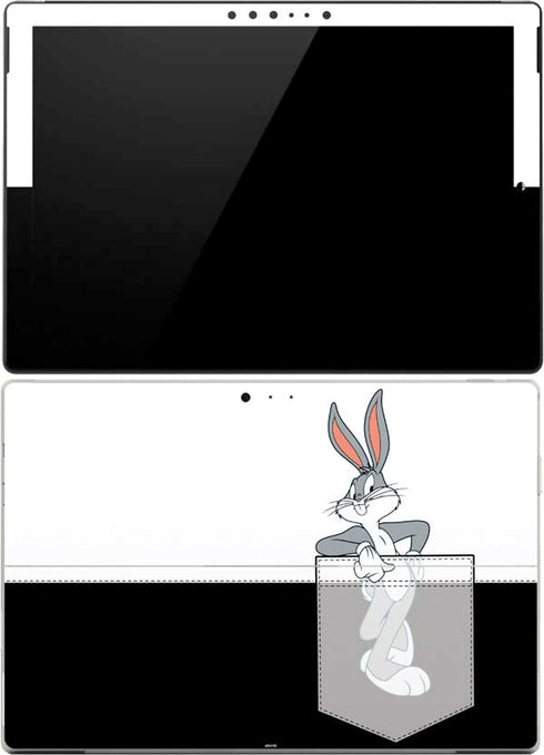 Looney Tunes Bugs Bunny Black White Surface Pro (2017) Skin